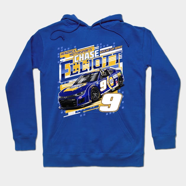 Chase Elliott NAPA Draft Hoodie by stevenmsparks